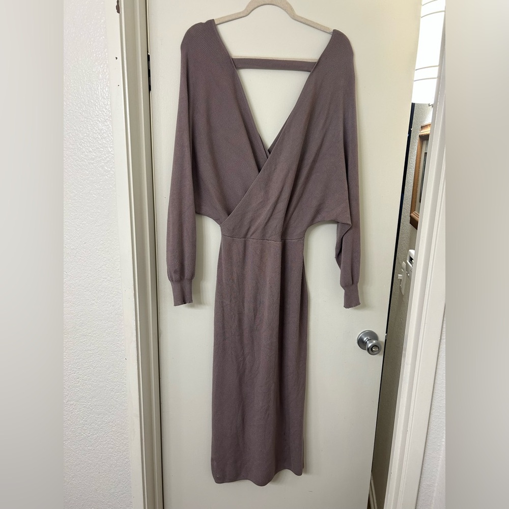 Amazon Mauve Long Sleeve Dress